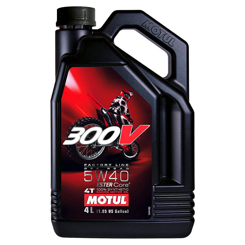 Motul - Olio motore 300V Factory Line Off Road 5W40 4T (1L - 4L) - Ravasicorse