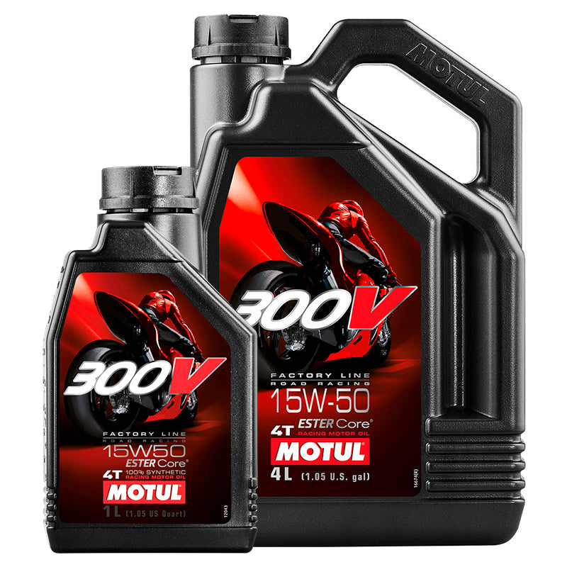 Motul - Olio motore 300V Factory Line Road 15W50 4T (1L-4L) - Ravasicorse