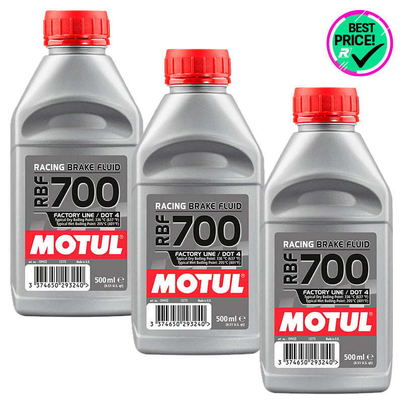 Pack 3 pz. - Motul - RBF 700 racing brake fluid - Ravasicorse