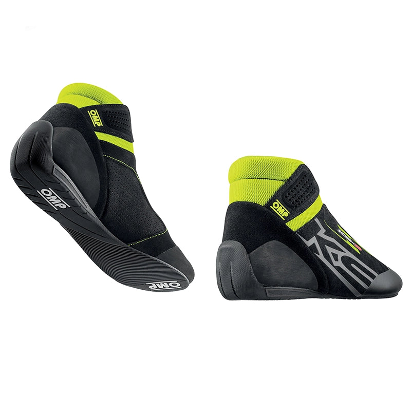 OMP - Scarpe karting KS-3 (black / fluo yellow)
