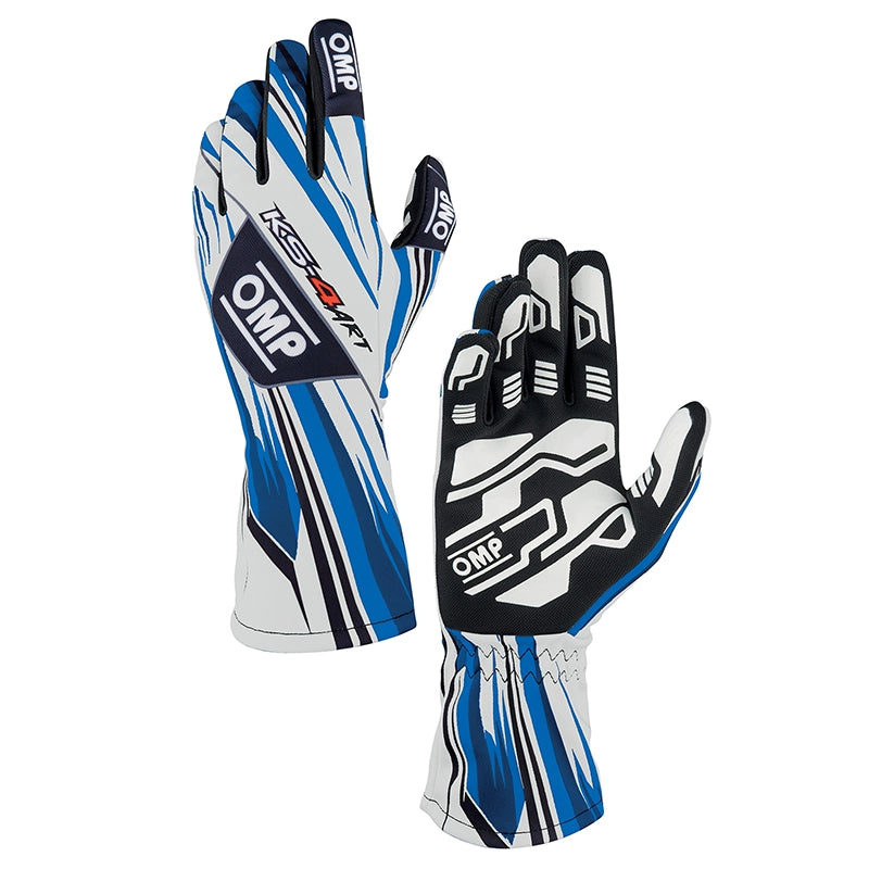 OMP - Guanti KS-ART (white / blue)