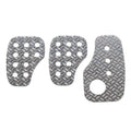 Pedaliera OMP - Alluminio zigrinato spessore 2.5 mm (OA-1050) - Ravasicorse