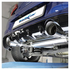 Inoxcar - Finale con silenziatore con uscita Ø102 DX+SX (Racing)