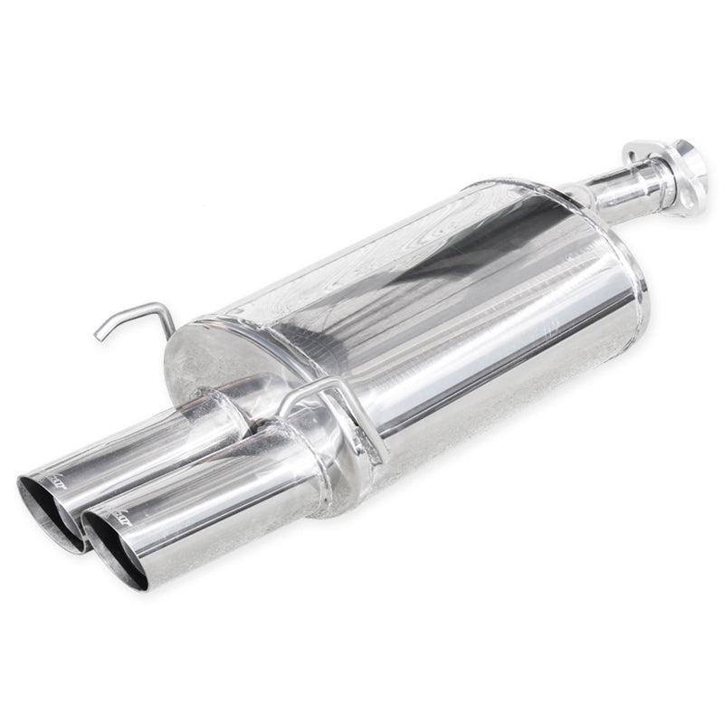 Inoxcar - Finale con silenziatore 2 x Ø76 mm (Racing) - Ravasicorse