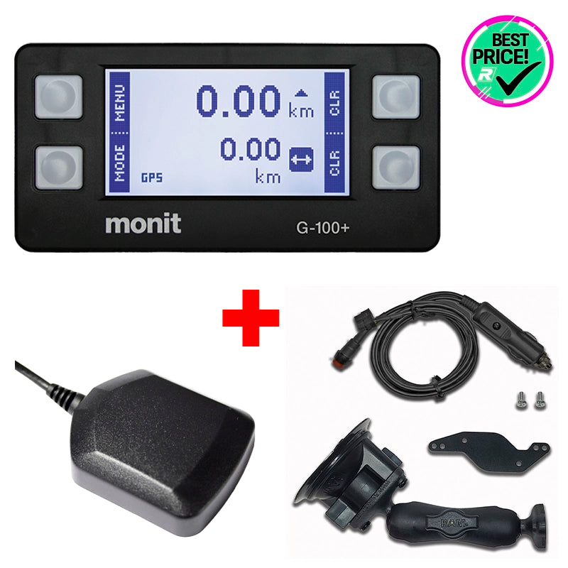 Pack Monit RECCE - Tripmaster G100+ con GPS + Antenna GPS + Recce-Kit