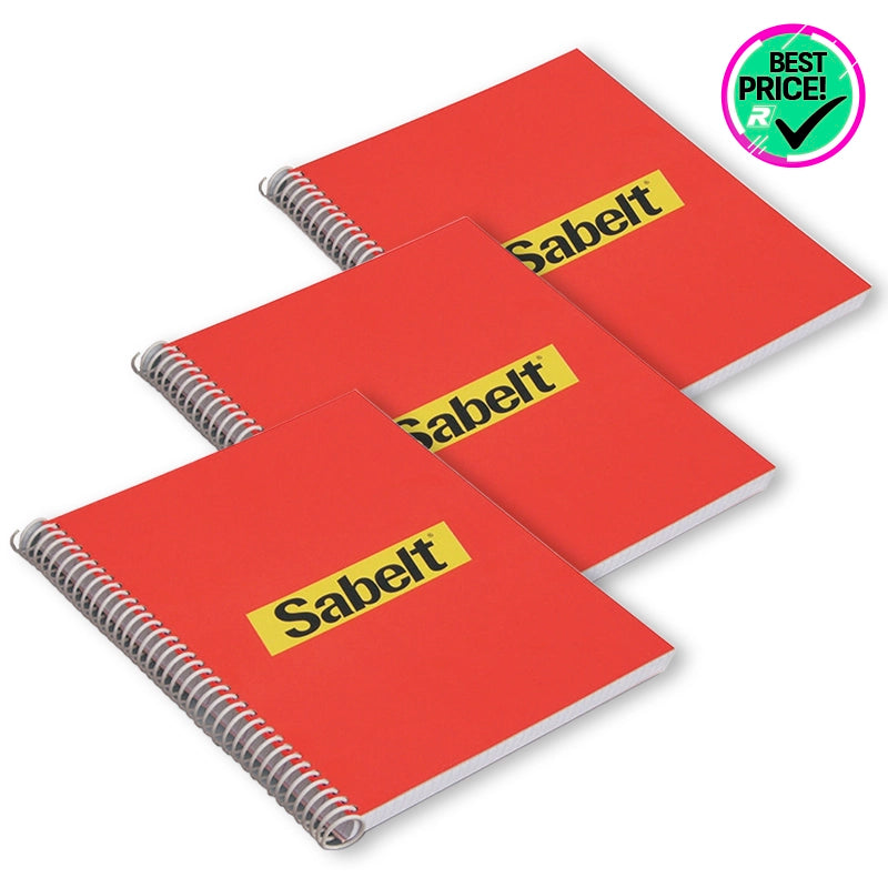 Pack Notebook Sabelt - 3 x Notebook co-driver