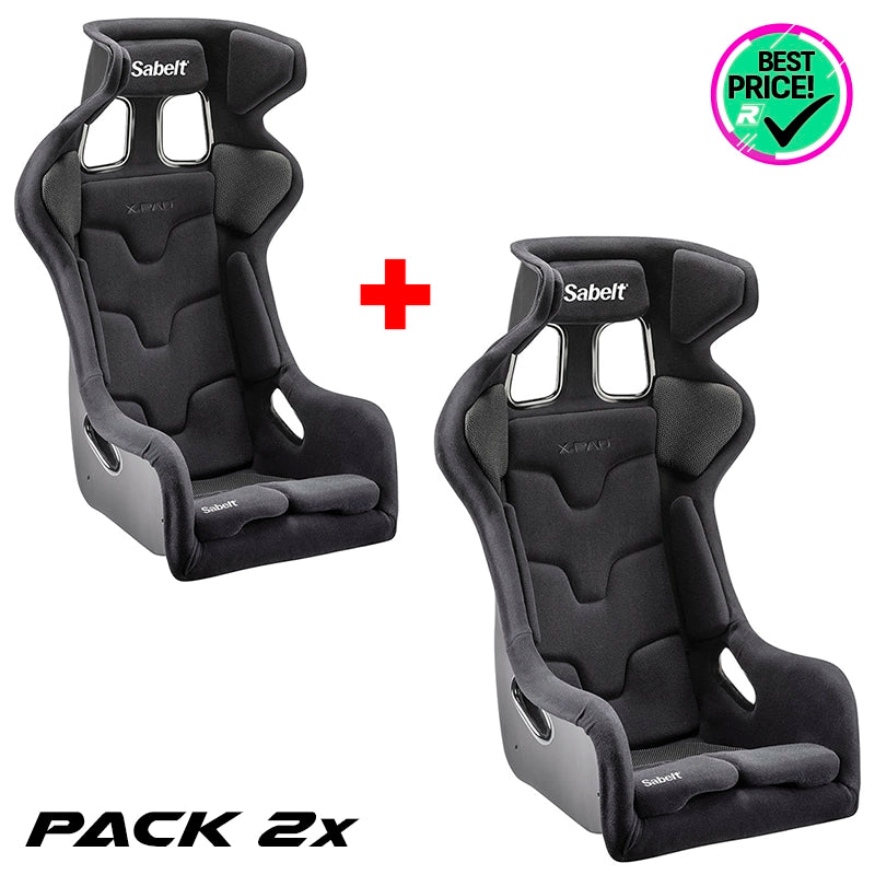 Pack 2 pz. x Sabelt - Sedile X-Pad (FIA 8855-1999)