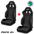 Pack 2 pz. x Sparco - Sedile R100 MY2022 (black / No FIA)