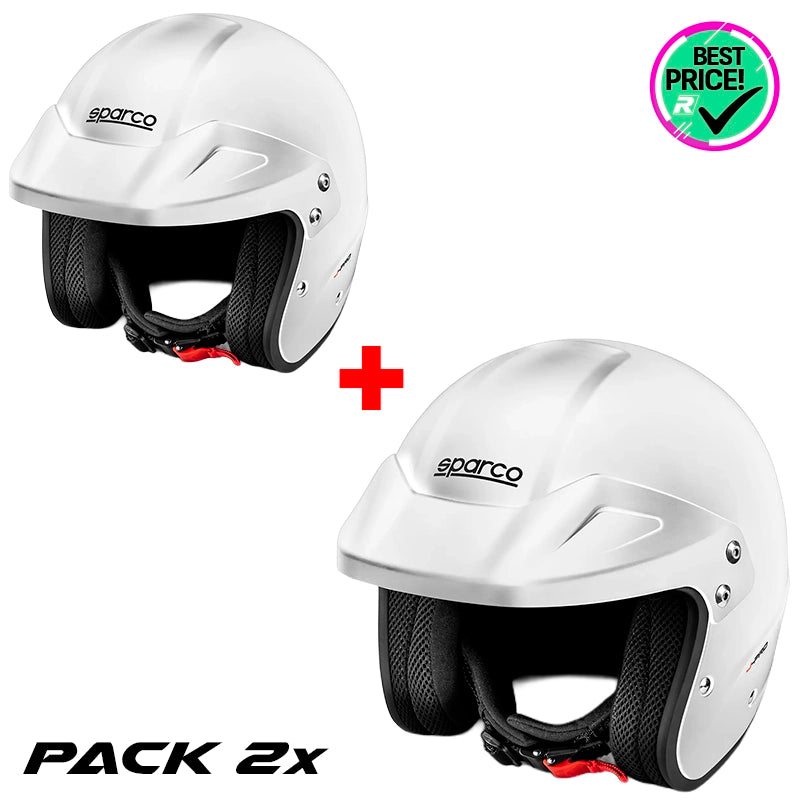 Pack Trackday Sparco - 2 x Jet J-PRO (silver)