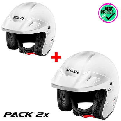 Pack Trackday Sparco - 2 x Jet J-PRO (silver)