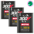 Pack 3 pz. - Motul - Olio motore 300V Competition 15W50 - Ravasicorse