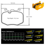 Pagid - Pastiglie freno Toyota Supra GR (8275) - Front - Ravasicorse