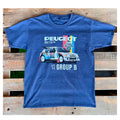 T-Shirt Peugeot 205 T16 EVO Group B (light blue) - Ravasicorse