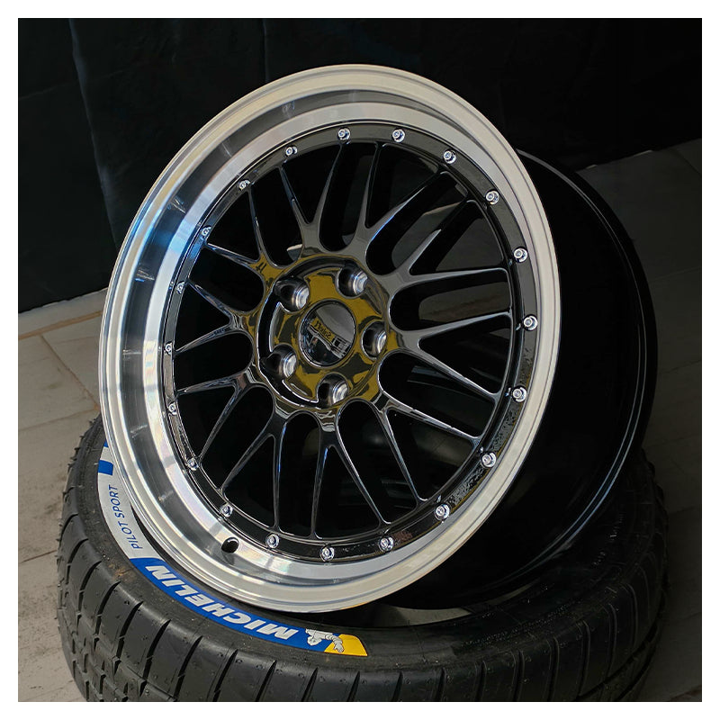 Purebred - Cerchio FF2090B (black diamond lip + rivets)