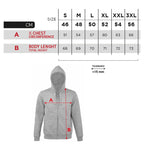 Ravasicorse - Felpa hoodie full zip (black)