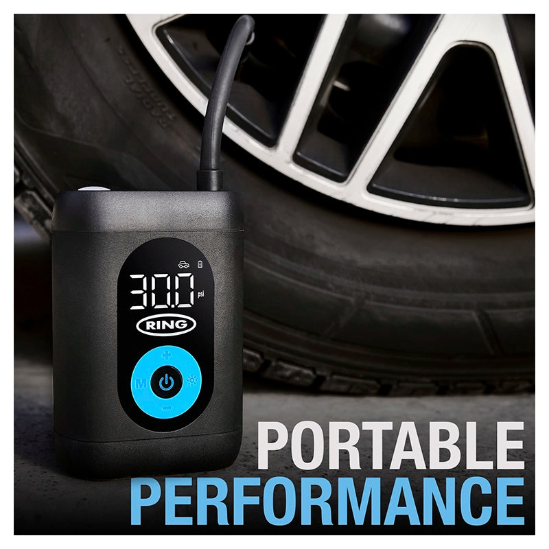 Ring - Gonfia pneumatici portatile ricaricabile GO 10