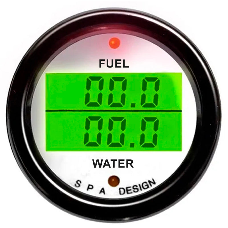 SPA - Manometro digitale a 2 misurazioni: pressione carburante / temperatura acqua