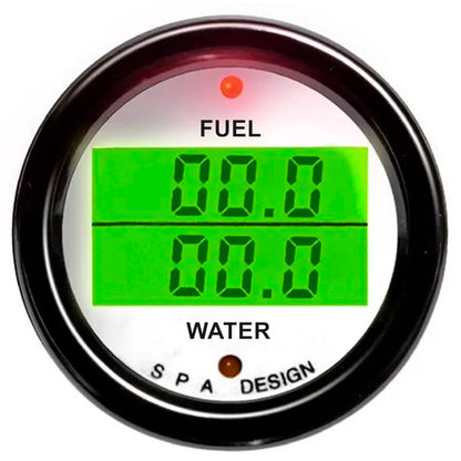 SPA - Manometro digitale a 2 misurazioni: pressione carburante / temperatura acqua