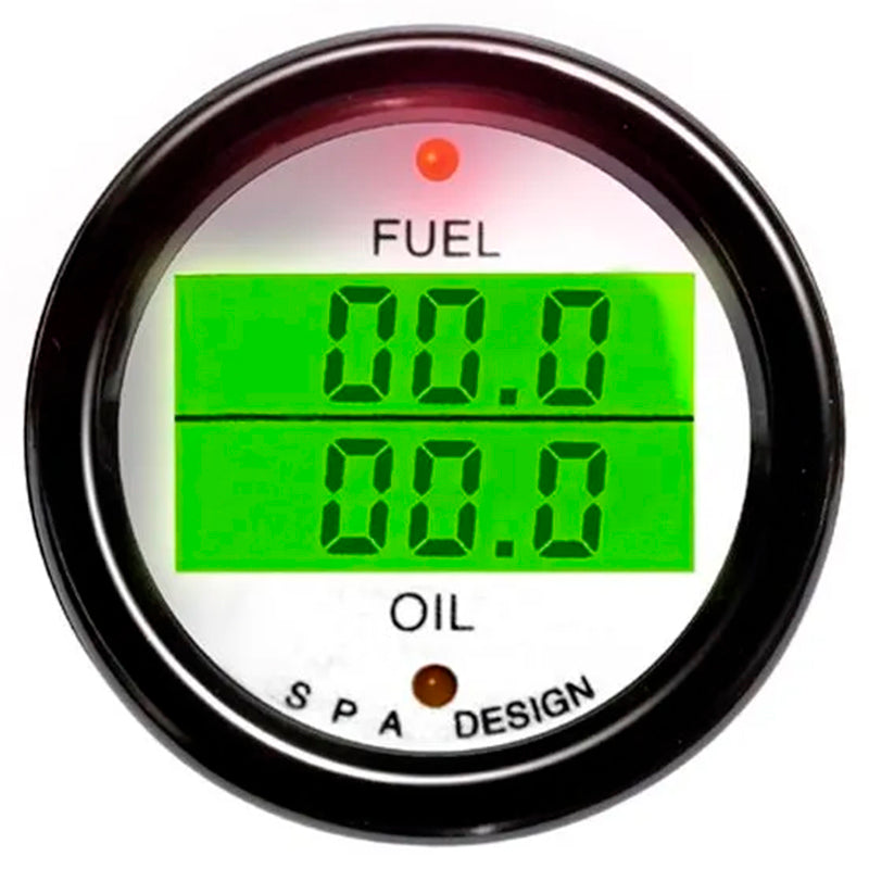 SPA - Manometro digitale a 2 misurazioni: pressione carburante / pressione olio - Ravasicorse