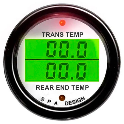 SPA - Manometro digitale a 2 misurazioni: temperatura cambio / temperatura differenziale