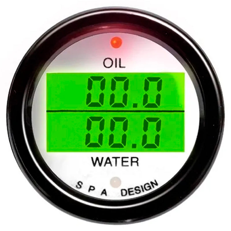 SPA - Manometro digitale a 2 misurazioni: temperatura olio / temperatura acqua - Ravasicorse