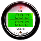 SPA - Manometro digitale a 2 misurazioni: pressione olio / volts - Ravasicorse
