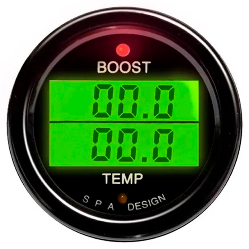 SPA - Manometro digitale a 2 misurazioni: pressione boost / temperatura - Ravasicorse