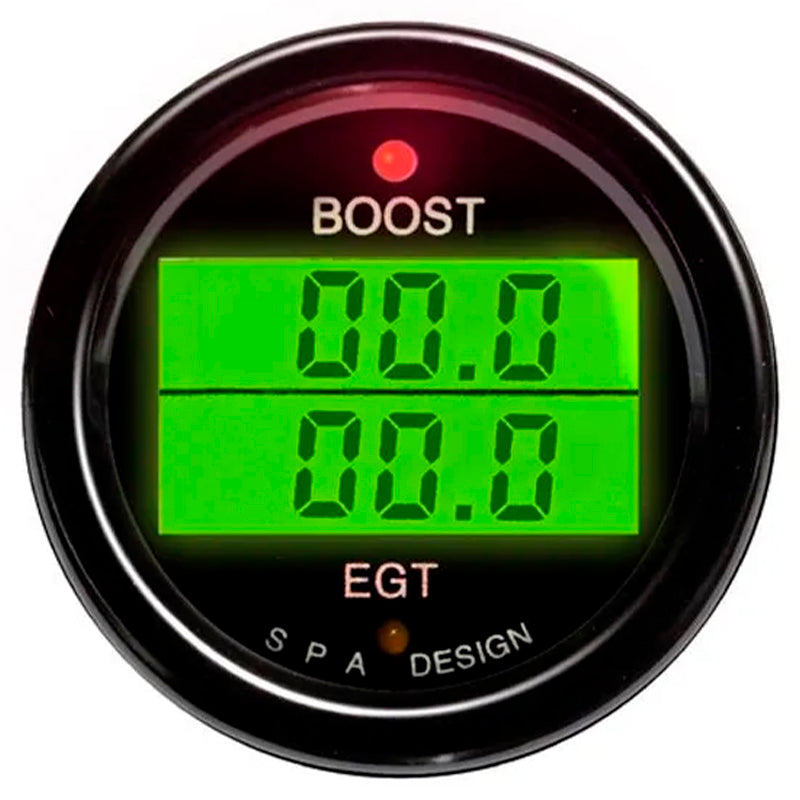 SPA - Manometro digitale a 2 misurazioni: pressione boost / temperatura scarico - Ravasicorse