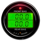 SPA - Manometro digitale a 2 misurazioni: pressione freni front / pressione freni rear