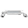 Inoxcar - Finale con silenziatore con uscita ovale 150x105 mm DX+SX - Ravasicorse