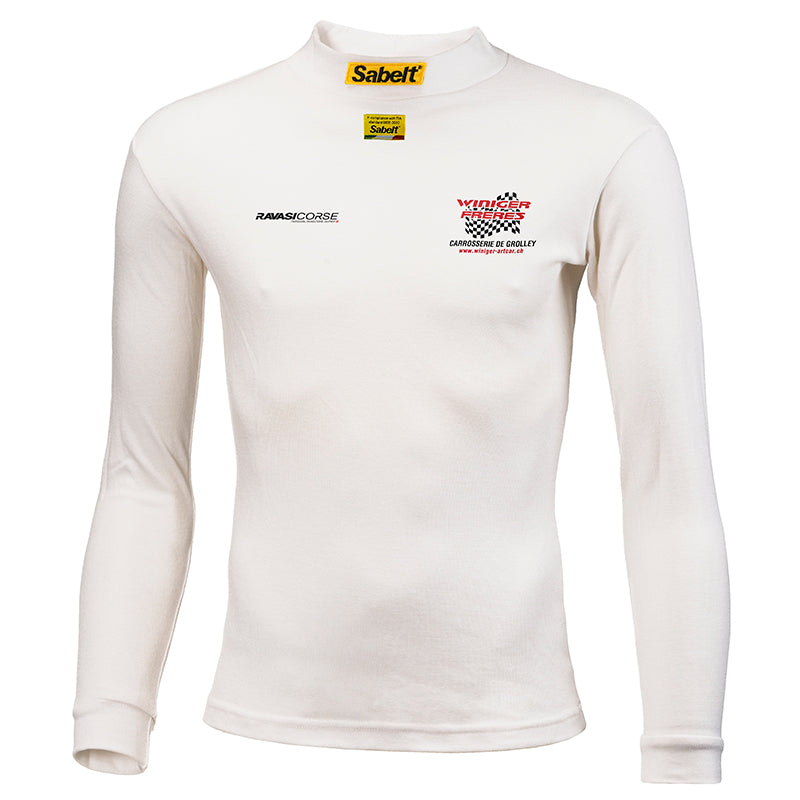 Sabelt - Top ignifugo (white - FIA 8856-2000 / No ologramma) - Ravasicorse