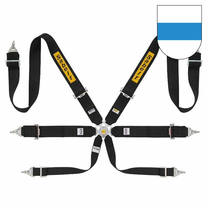 Cintura Sabelt - 6 Punkte Rally 3x3" FIA 8853-2016 (black - CCS633SNUN)