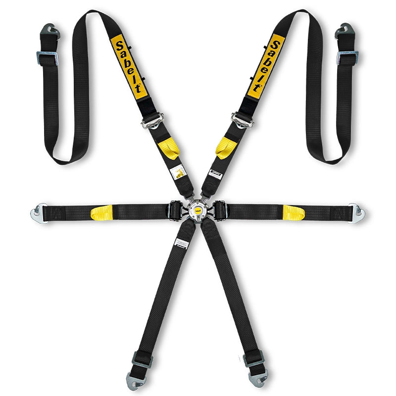 Cintura Sabelt - 6 punti Enduro FIA 8853-2016 (black)