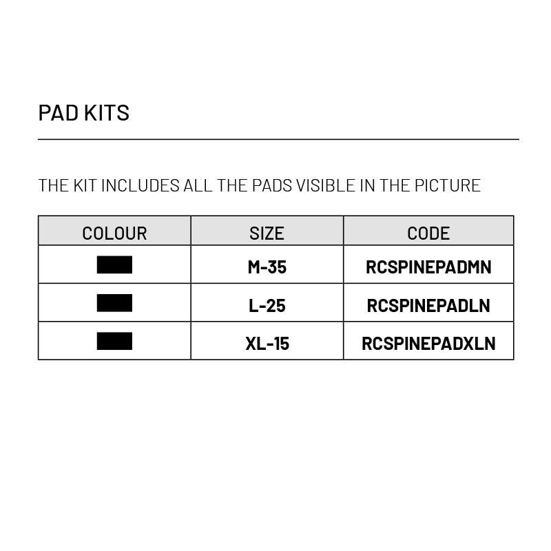 Sabelt - Pad Kit per sedile Spine