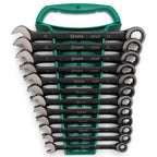 SATA - Set chiavi combinate metriche a cricchetto - Black Edition (12 pz) - Ravasicorse