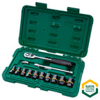 SATA - Set bussole 1/4" e 3/8" metrico/SAE BoltBiter (13 pz) - Ravasicorse