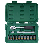 SATA - Set bussole 1/4" e 3/8" metrico/SAE BoltBiter (13 pz) - Ravasicorse
