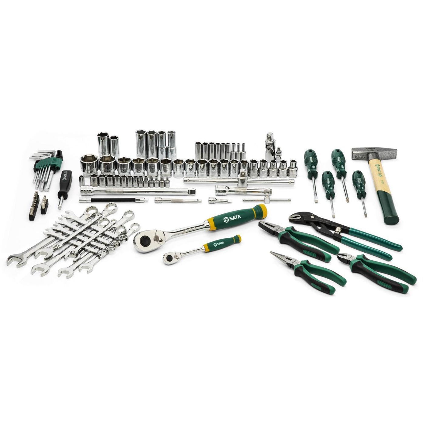 SATA - Set esagonale metrico 1/4" e 1/2" (104 pz) - Ravasicorse