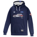 Sparco - Felpa hoodie Lancia Delta HF Intregale Martini Racing (blue)