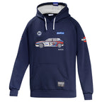 Sparco - Felpa hoodie Lancia Delta HF Intregale Martini Racing (blue)