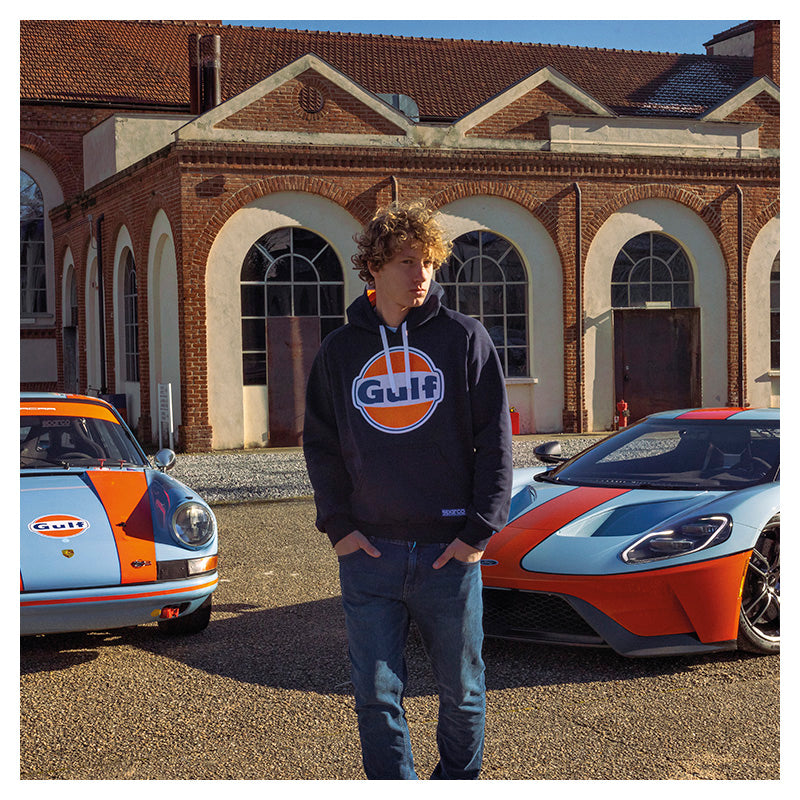 Sparco - Hoodie logo Gulf (blue) - Ravasicorse