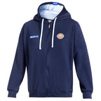 Sparco - Hoodie zip logo Gulf (blue) - Ravasicorse
