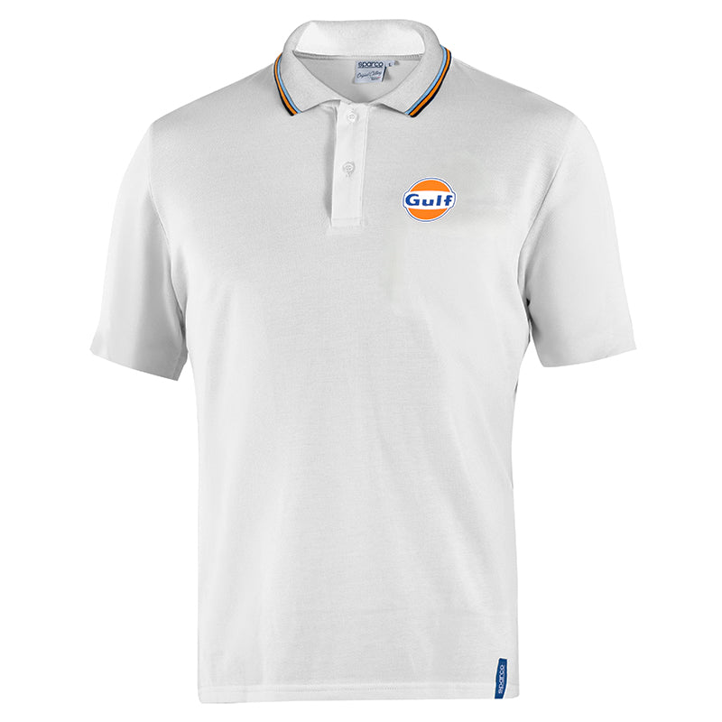 Sparco - Polo piquet Gulf (white) - Ravasicorse