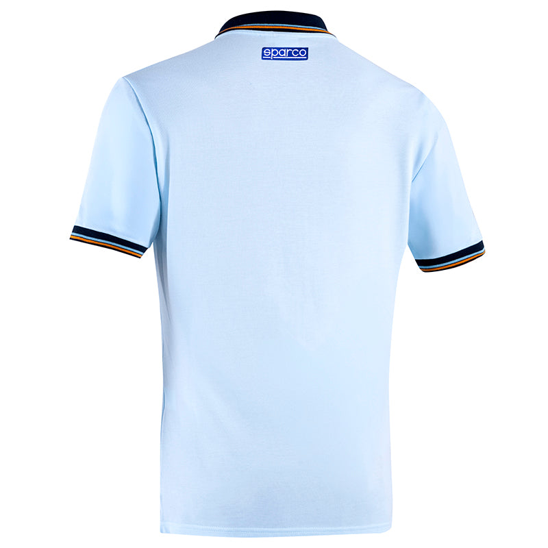 Sparco - Polo piquet pocket Gulf (light blue) - Ravasicorse