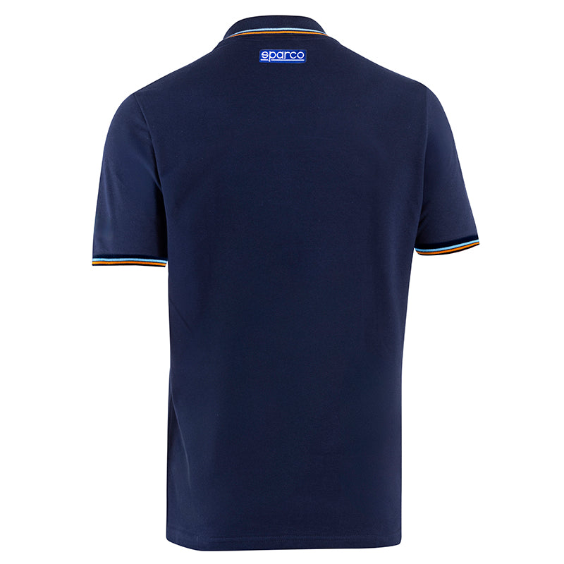 Sparco - Polo piquet pocket Gulf (blue) - Ravasicorse