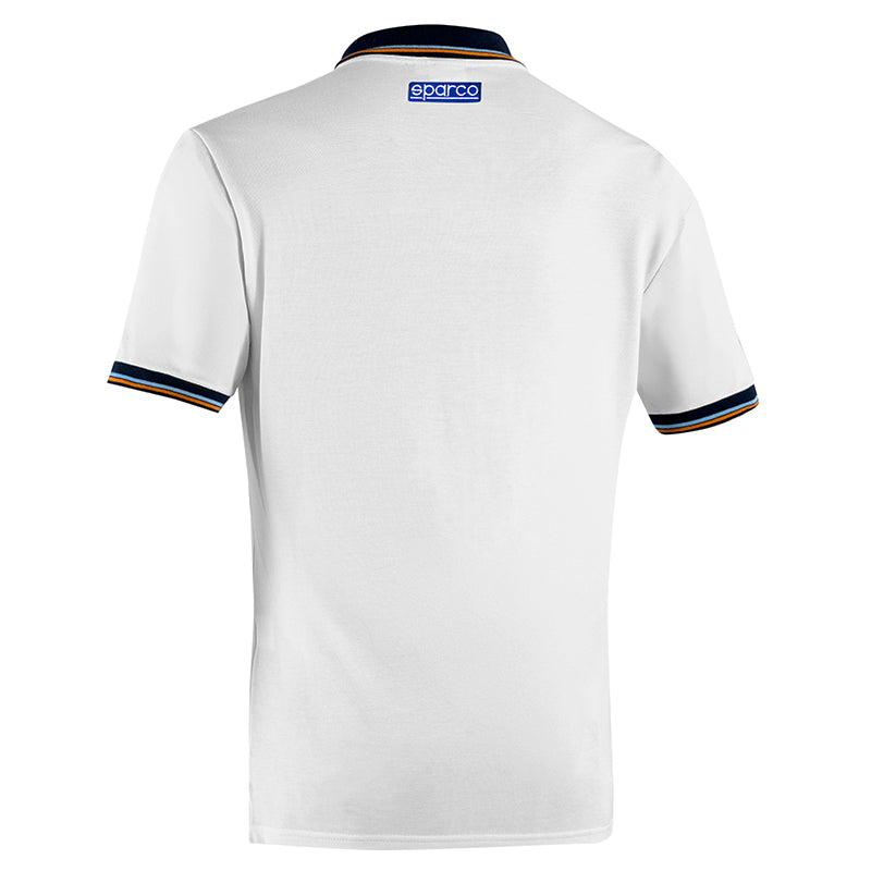 Sparco - Polo piquet pocket Gulf (white) - Ravasicorse
