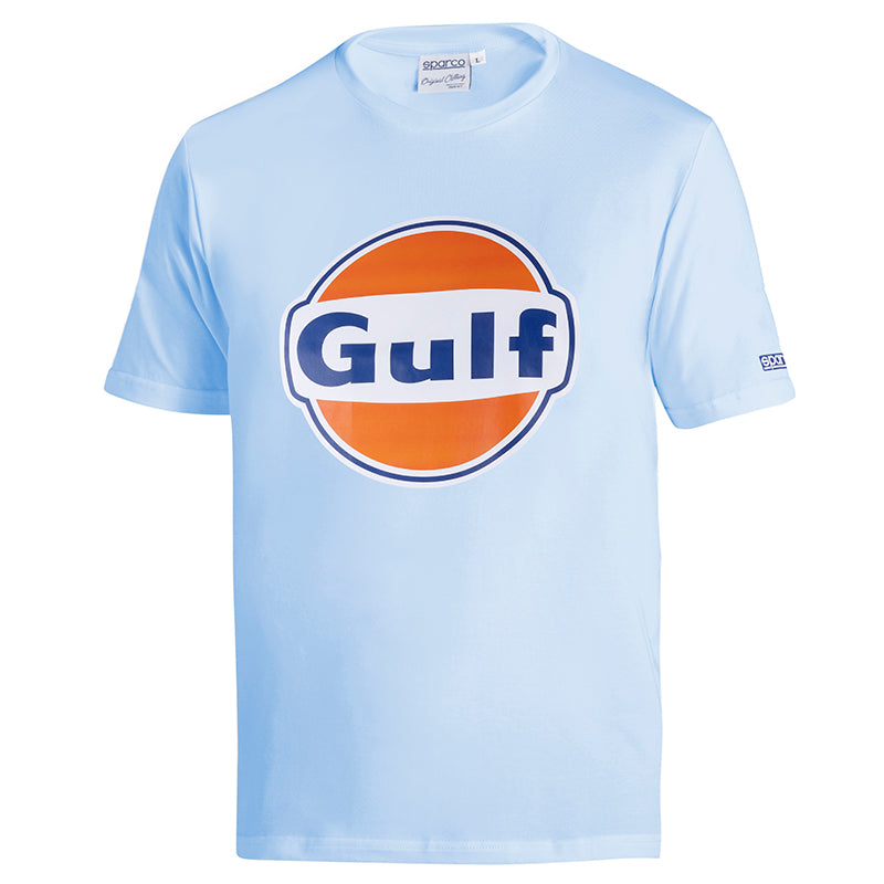 Sparco - T-Shirt logo Gulf (light blue) - Ravasicorse