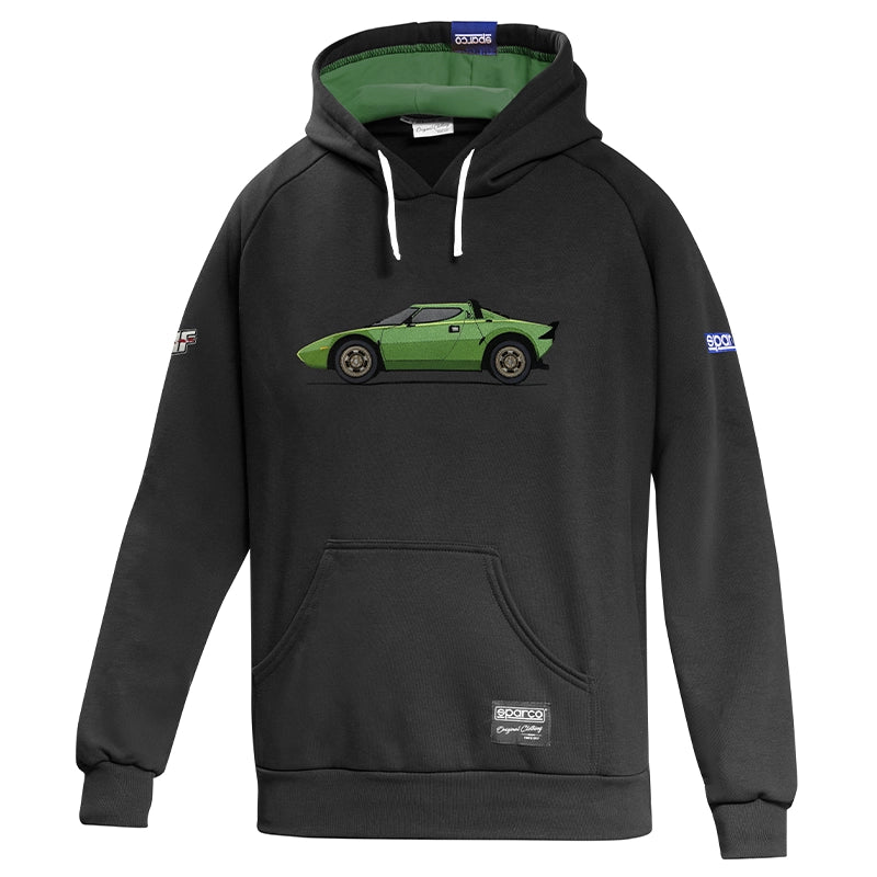 Sparco - Hoodie Lancia GR.4 (grey/green)