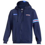 Sparco - Hoodie full zip Martini Racing (blue) - Ravasicorse