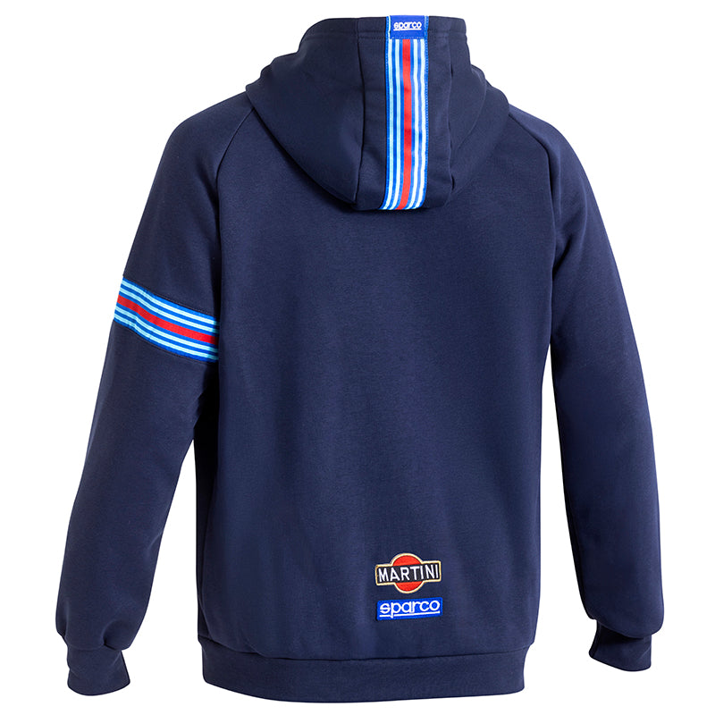 Sparco - Hoodie full zip Martini Racing (blue) - Ravasicorse